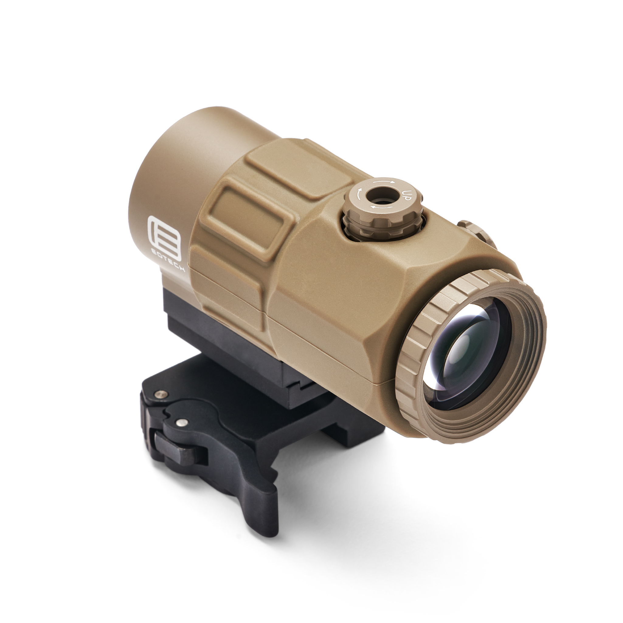 EOTECH G45 magnifier tan on white background