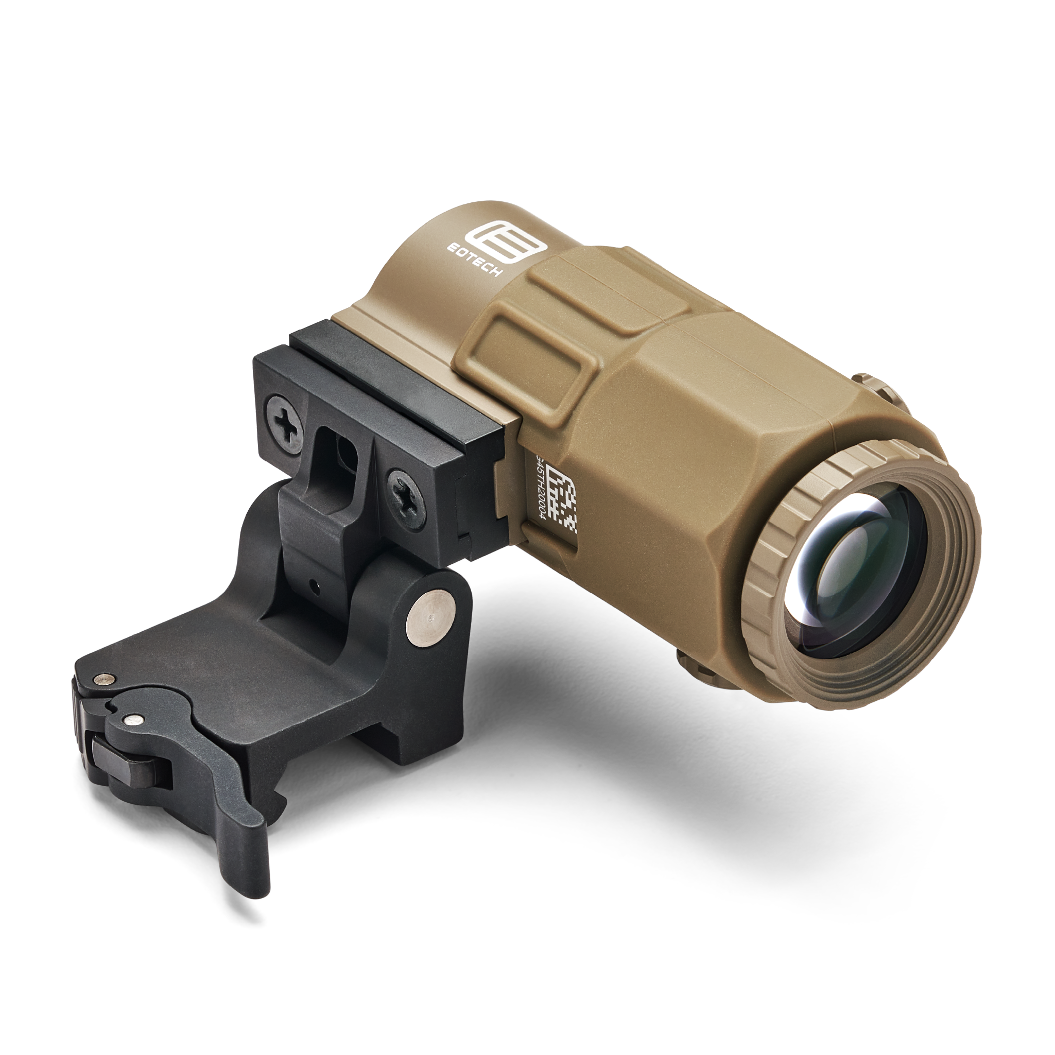 EOTECH G45 magnifier tan on white background