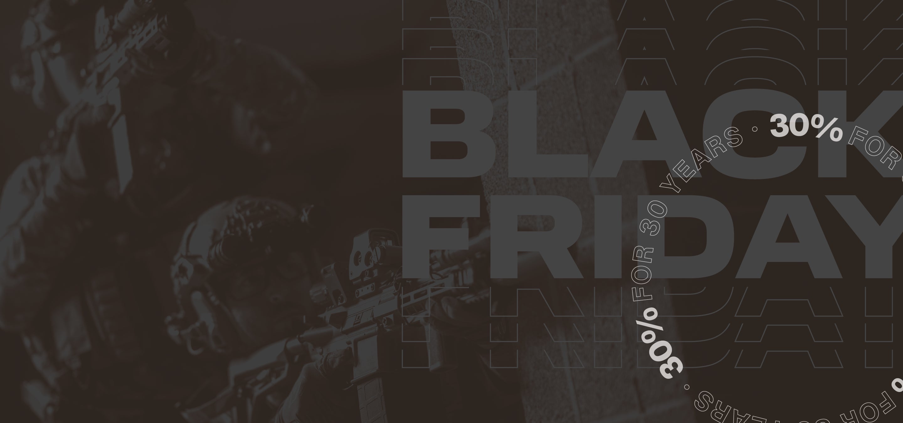 Black Friday 30 for 30 discount