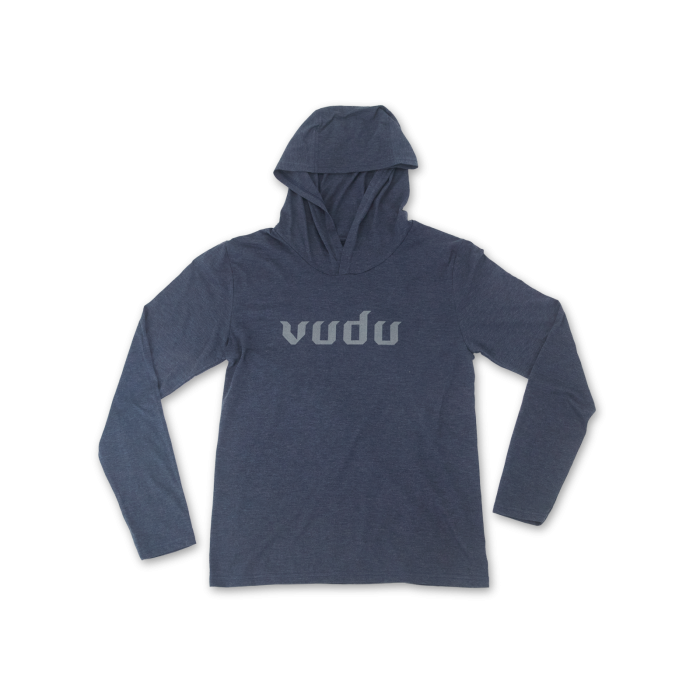 Vudu Tri-Blend Hooded Long-Sleeve Shirt
