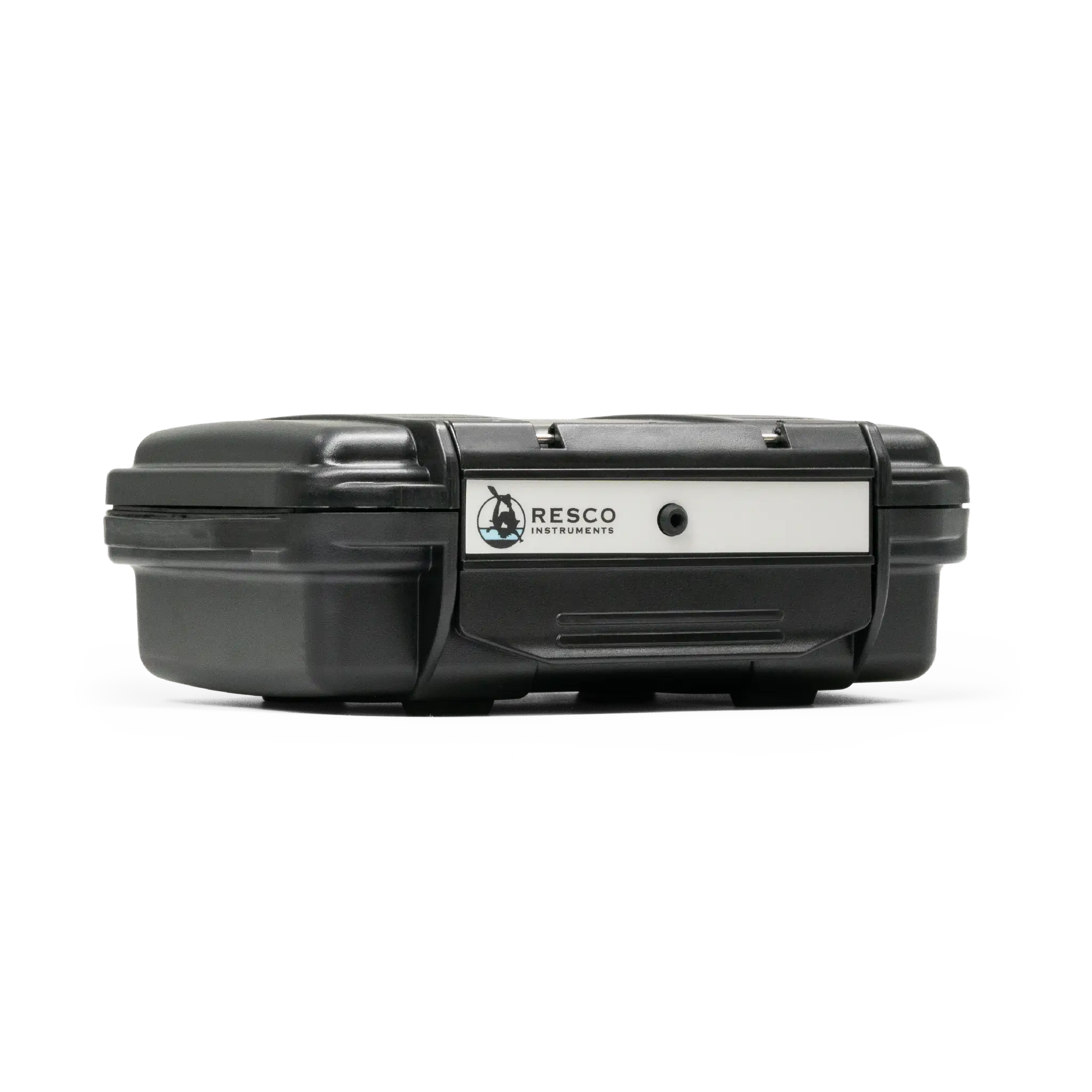 Black Resco instrument case on a white background