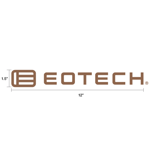 Copper horizontal logo vinyl