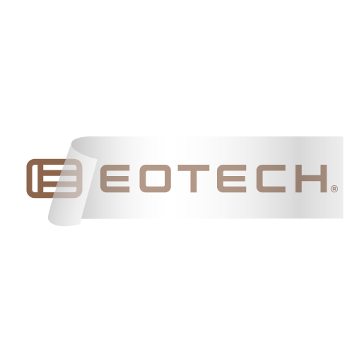 EOTECH horizontal logo vinyl decal with transfer