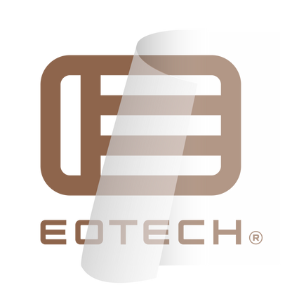 EOTECH logo vinyl sticker with transfer paper