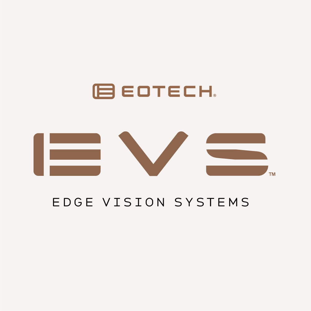 EOTECH EVS logo in copper on white background