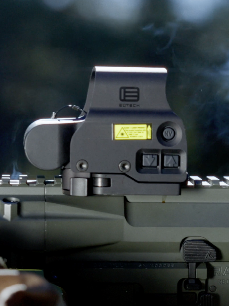 EOTECH Black HWS optic on a OD Green gun.