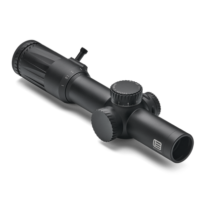 Vudu Black riflescope on a white background