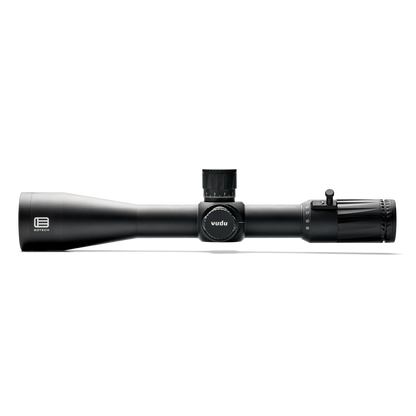 Black EOTECH Vudu rifle scope on a white background