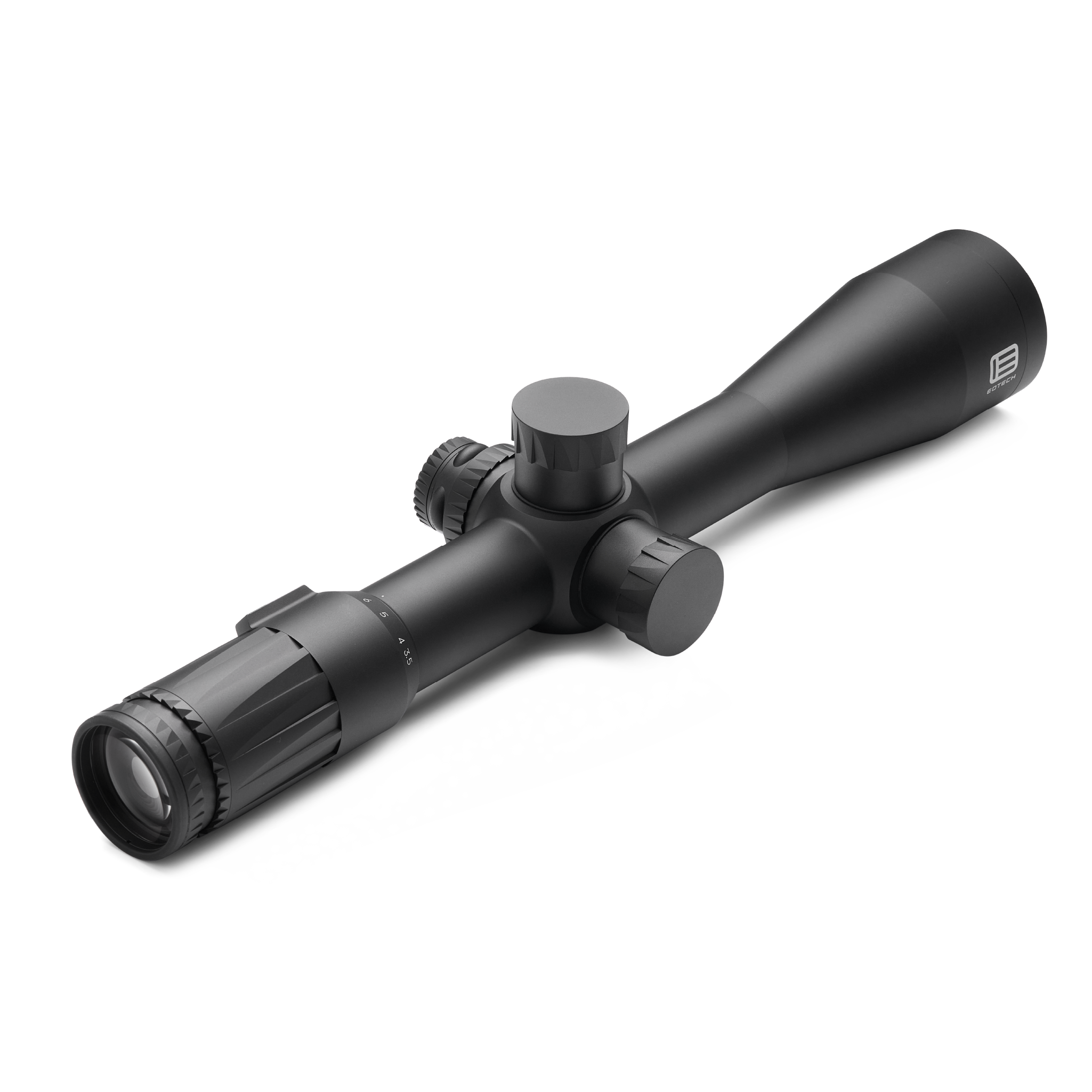Vudu Black riflescope on a white background
