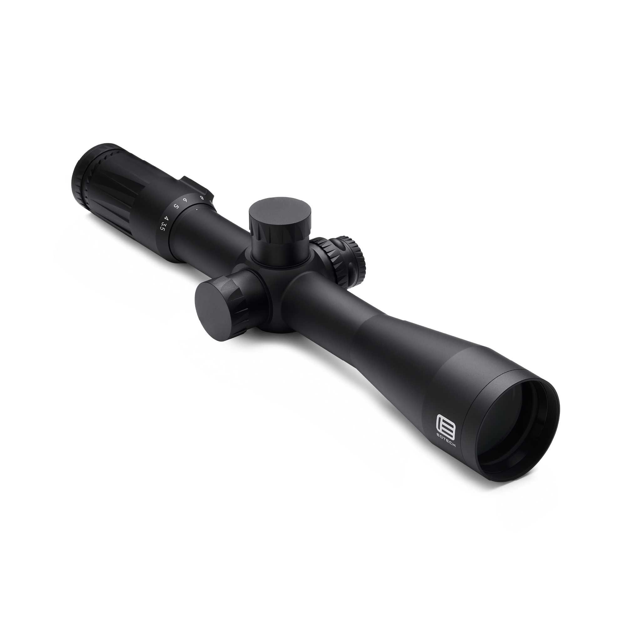 Vudu Black riflescope on a white background