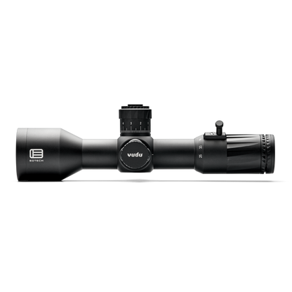Vudu Black riflescope on a white background