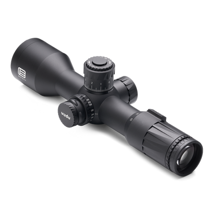 Vudu Black riflescope on a white background
