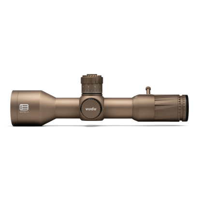 Vudu Tan riflescope on a white background