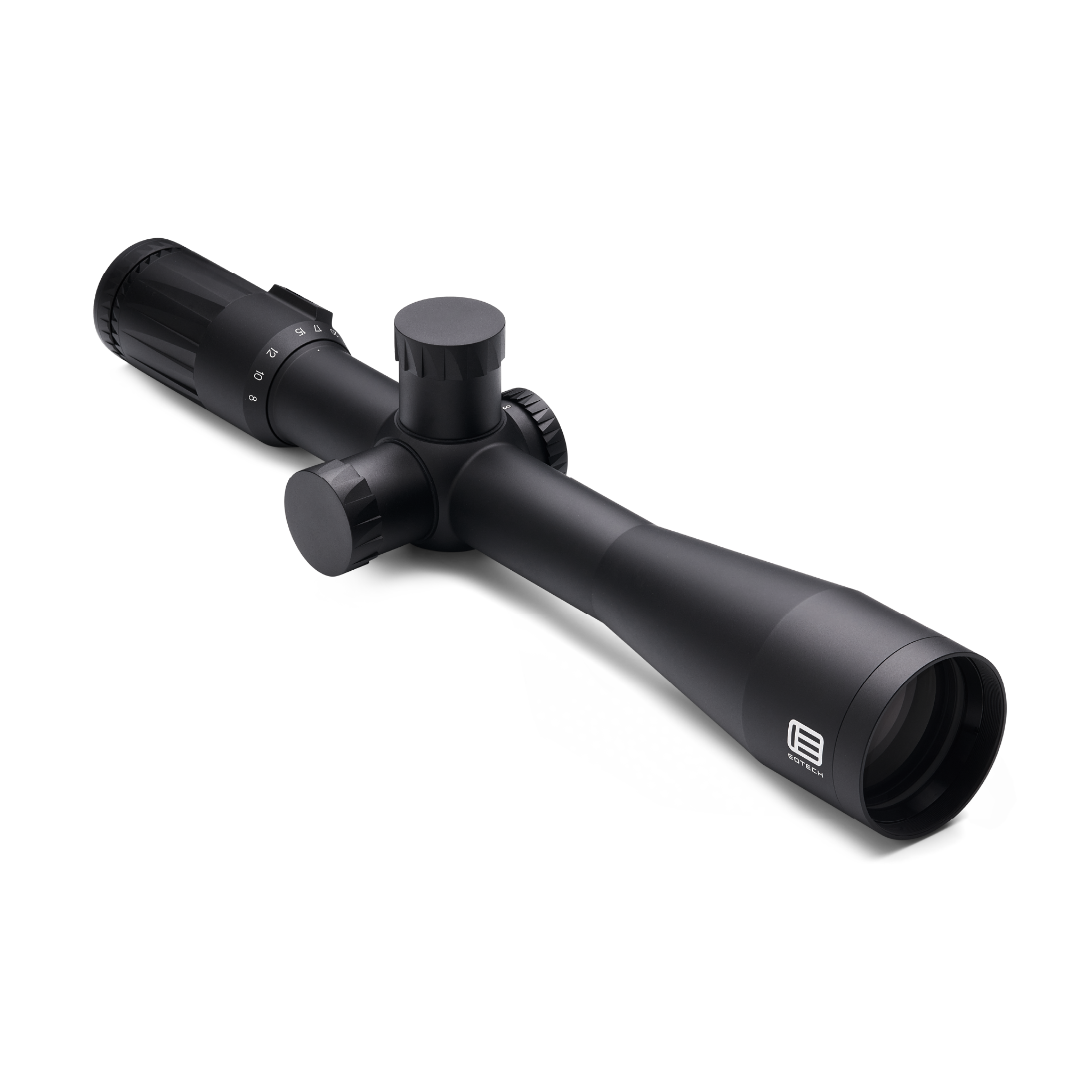 Vudu Black riflescope on a white background