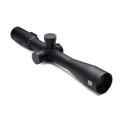Vudu Black riflescope on a white background