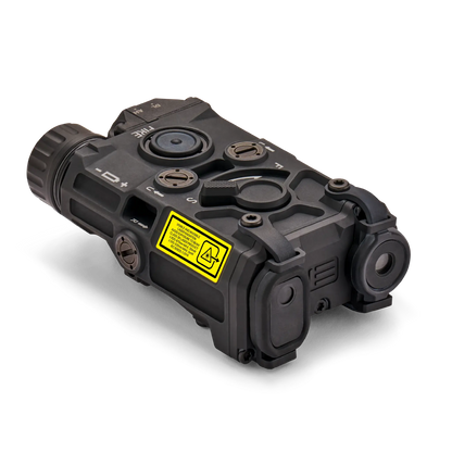 EOTECH OGL C in black, right front angle with caps on