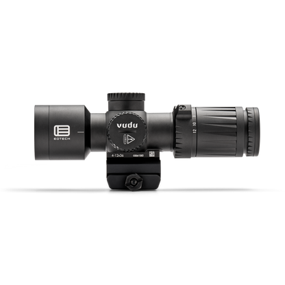 Vudu 4-12 riflescope with EOTECH logo on a white background left side