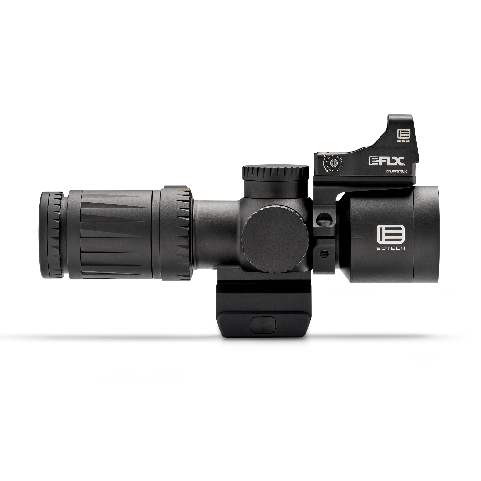 Vudu 4-12 riflescope with EOTECH logo on a white background right side with EFLX