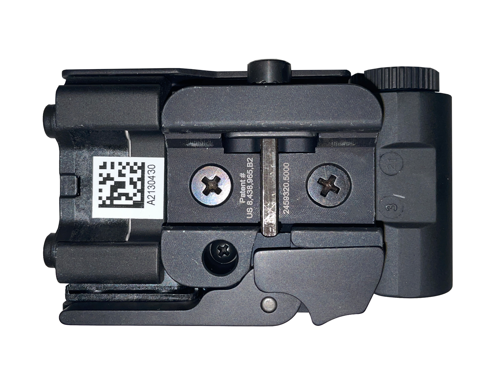 Genuine EOTECH HWS EXPS3 bottom on dark background