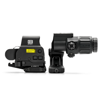 EOTECH HHS Unity Black Left side angle, magnifier UP