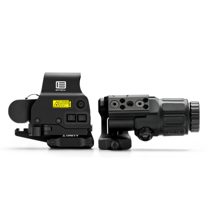 EOTECH HHS Unity Black Left side angle with magnifier down
