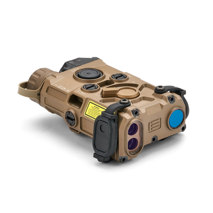 Tan EOTECH OGL On Gun Laser on white background.