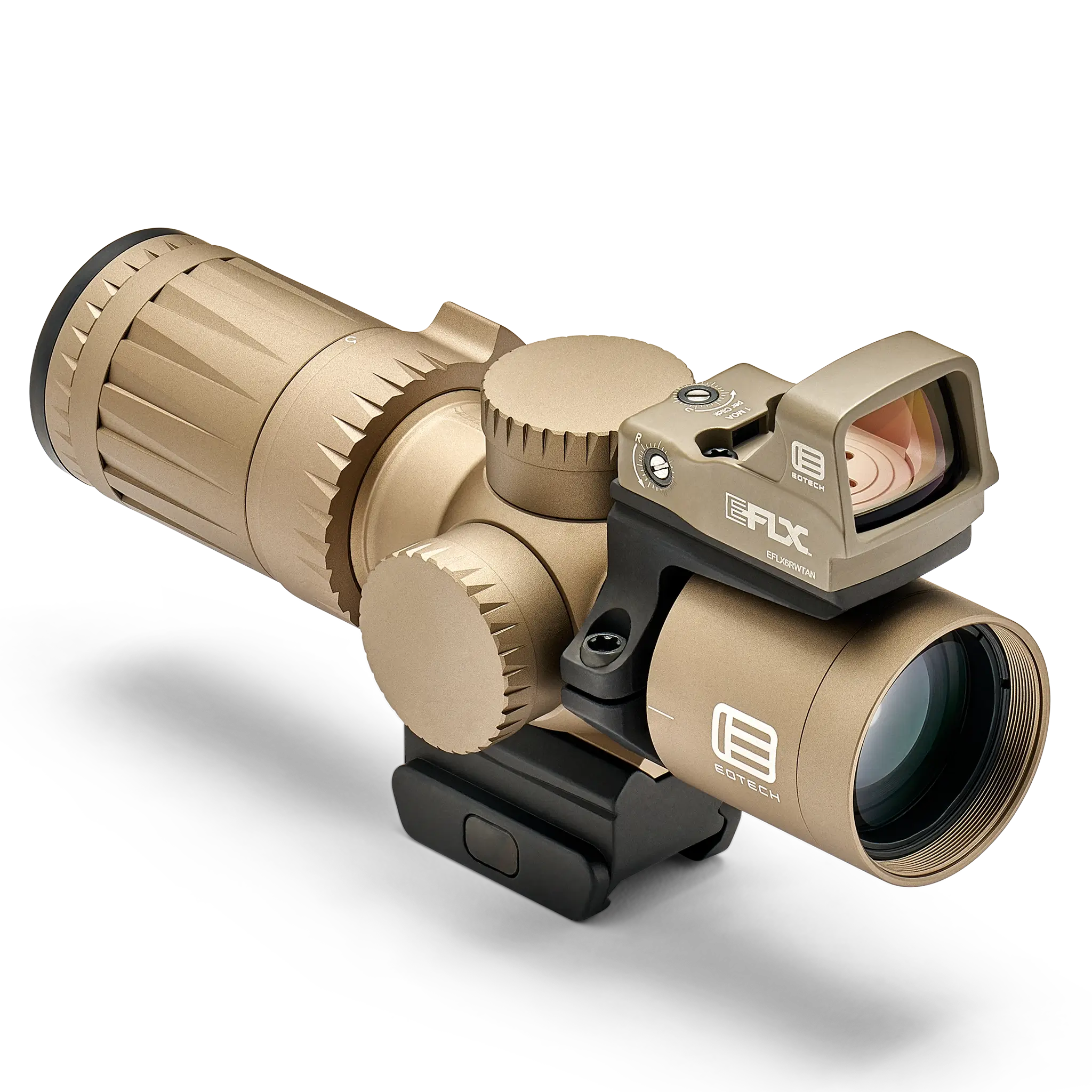 EOTECH Vudu® Tan 3-9x32 SFP with EFLX Front Angle Right Side