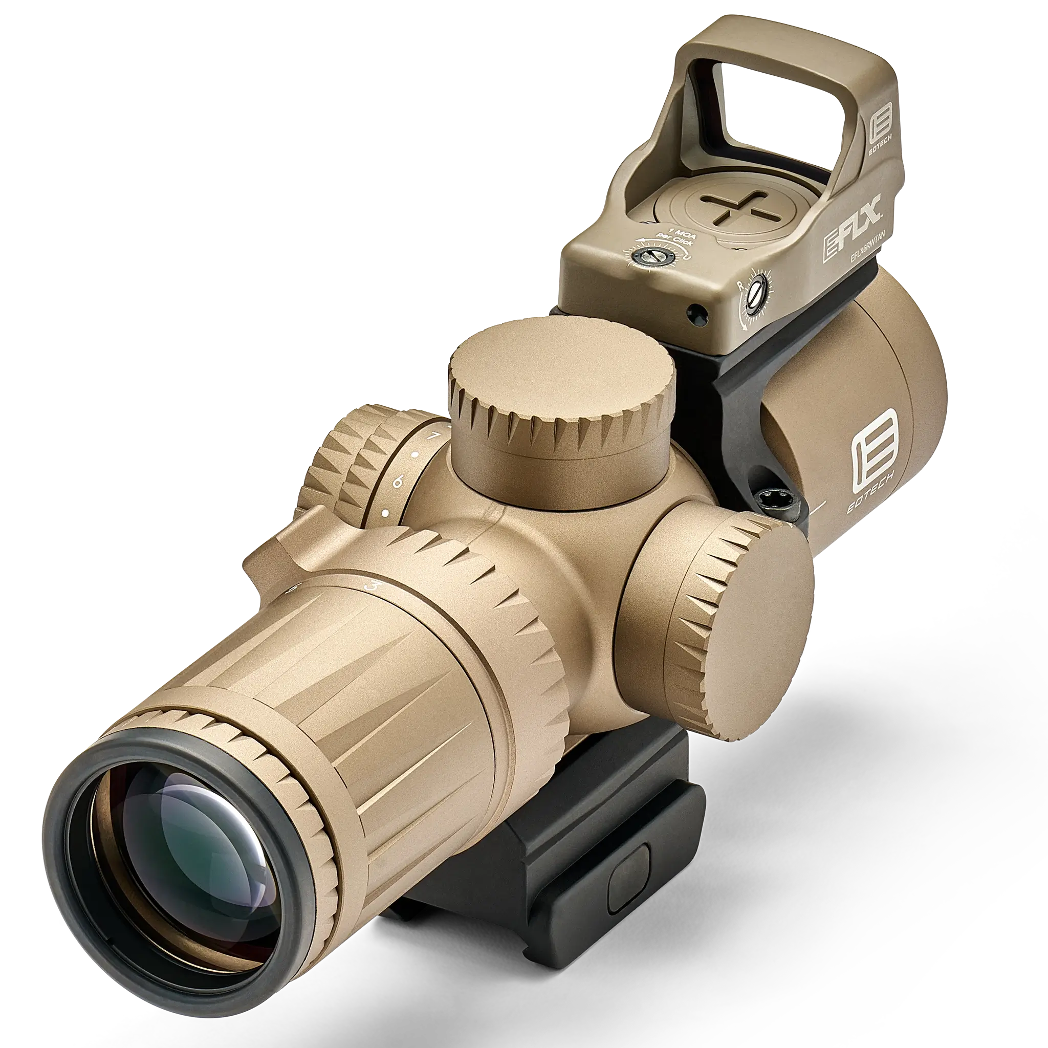 EOTECH Vudu® Tan 3-9x32 SFP with EFLX Rear Angle Right Side