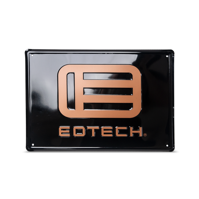 EOTECH Logo Embossed Metal Sign