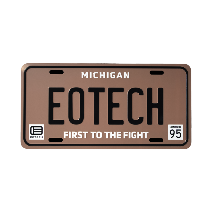 EOTECH Michigan License Plate