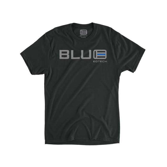 EOTECH Thin Blue Line Tri-Blend Short Sleeve T-Shirt