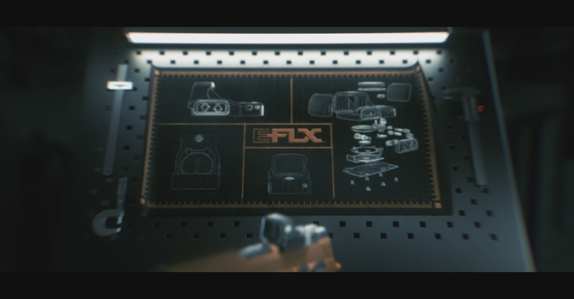 Load video: EOTECH EFLX red dot optic 